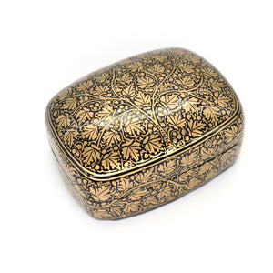 Paulo Black & Gold Gifting Trinket Jewellery Presentation Decorative Box