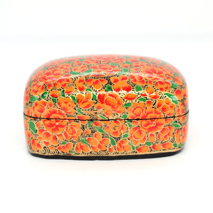 Paulo Orange & Green Gifting Trinket Jewellery Presentation Decorative Box