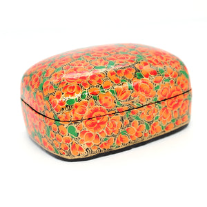 Paulo Orange & Green Gifting Trinket Jewellery Presentation Decorative Box