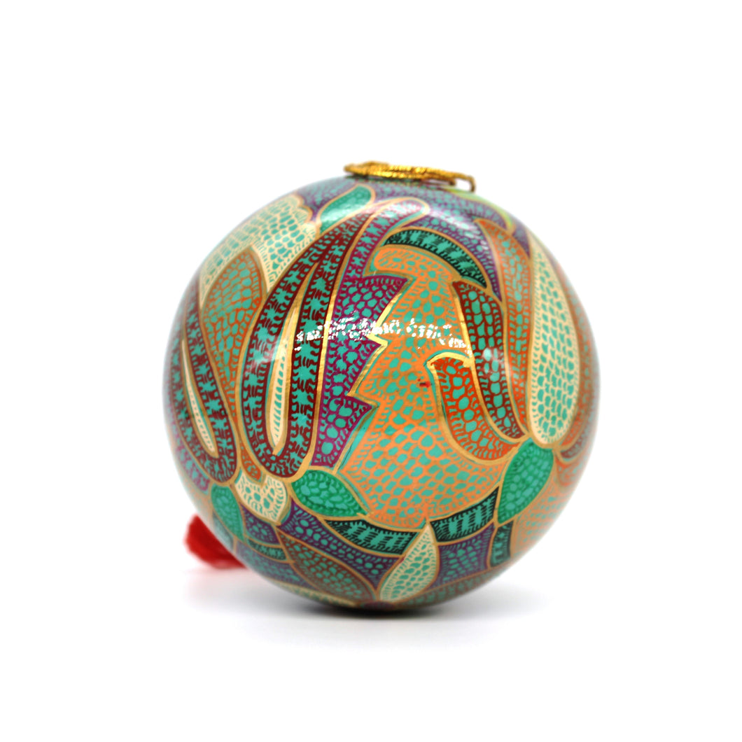 Paper Mache Christmas Baubles – 4